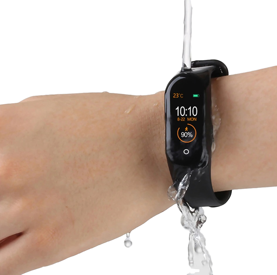 M4 2019 Smart Watch Herzfrequenz-Blutdruckmessgerät Touchscreen